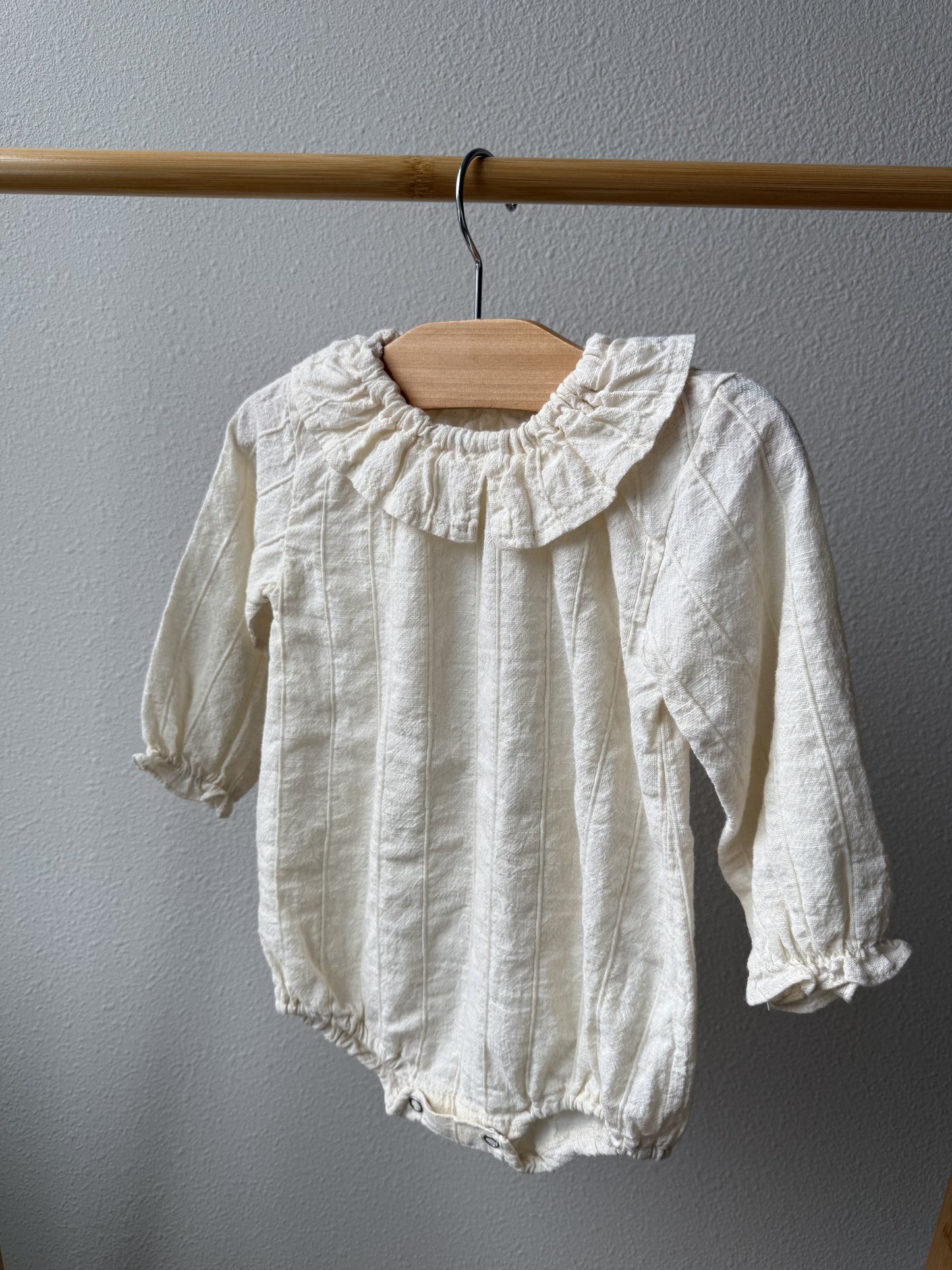 Ruffle Collar Romper