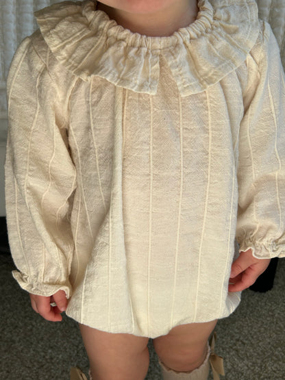 Ruffle Collar Romper