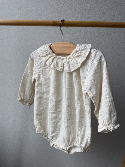 Ruffle Collar Romper