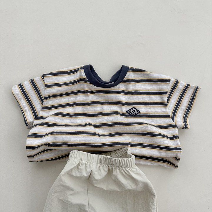 coastal stripe tee